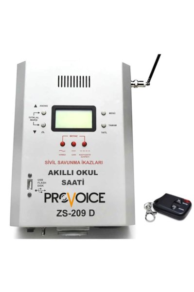 Provoice ZS-209D Usb Girişli Akıllı Okul Zil Saati