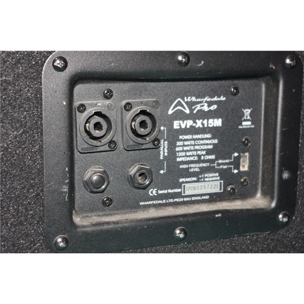 Wharfedale EVP-X15 M - 15 inç 600W Pasif Monitör Kabin