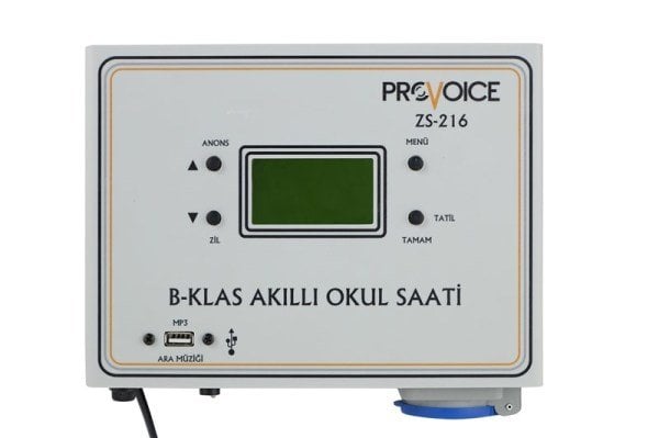 Provoice ZS-216 B Klas Usb Girişli Akıllı Okul Zil Saati