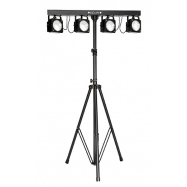 Eclips Led Cob Set 4x30W RGB 3in 1 Cob Led 4lü Led Par Set