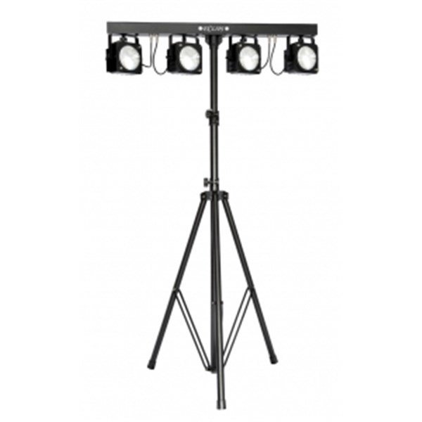 Eclips Led Cob Set 4x30W RGB 3in 1 Cob Led 4lü Led Par Set