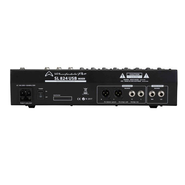 Wharfedale SL-824 USB 12 Giriş, Efekt, 2 Aux, Usb Deck Mikser