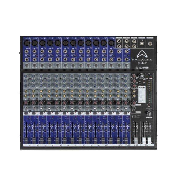 Wharfedale SL-1224 USB - 16 Giriş, Efekt, Usb, 2 Aux Deck Mikser