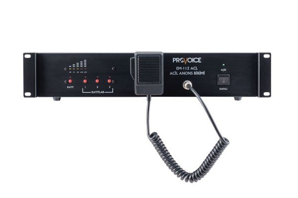 Provoice EM-112 ACL Acil Anons Mesaj Ünitesi
