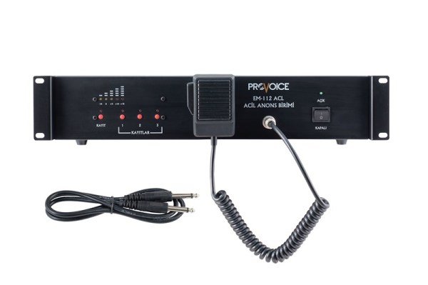 Provoice EM-112 ACL Acil Anons Mesaj Ünitesi