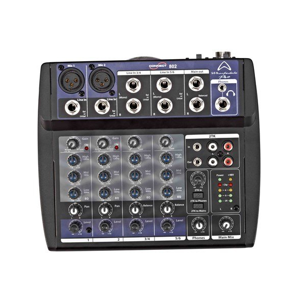 Wharfedale Connect 802 - 6 Girişli Deck Mikser