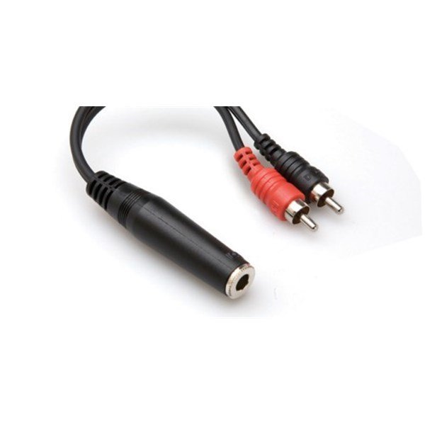 Hosa YPR257 Stereo Jack Erkek Rca Breakout Y Kablo