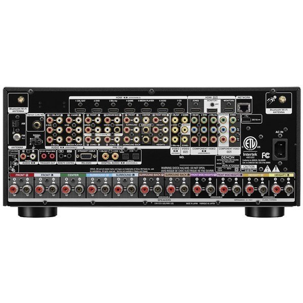 Denon AVR-X 7200 WA (Siyah) 11.2 Kanal 4K Ultra Hd Wifi Network Receıver
