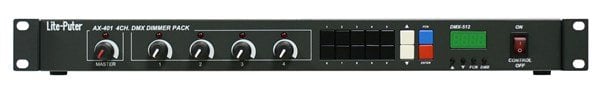 Lite Puter Ax 401 Rack Tipi 4 Kanal Dimmerli Mikser