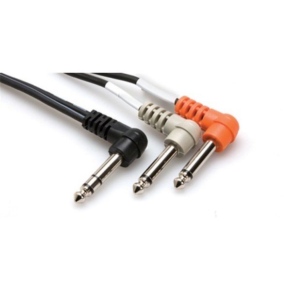 Hosa STP201RR 1 Metre Stereo Mono Jack Y Kablo
