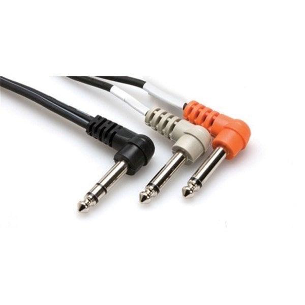 Hosa STP201RR 1 Metre Stereo Mono Jack Y Kablo