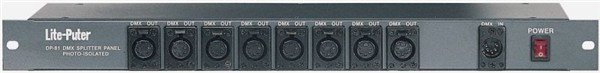 Lite Puter DP 81 Rack Tipi Dmx Splitter