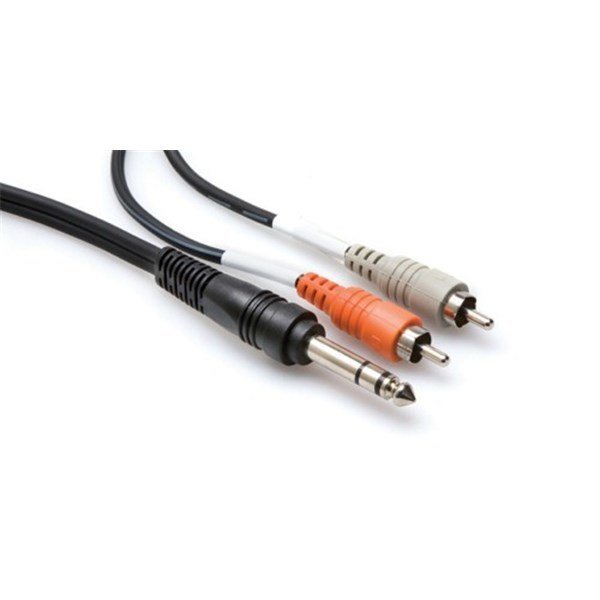 Hosa TRS202 2 Metre Dual Rca Stereo Jack Y Kablo