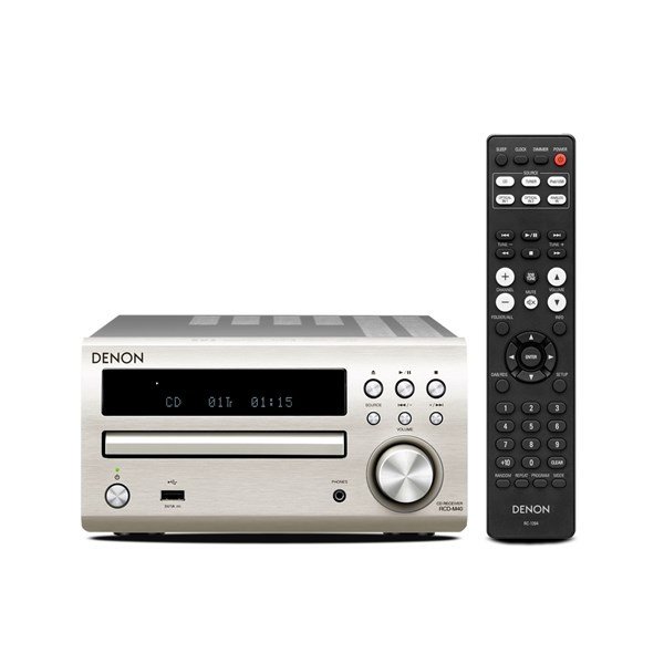 Denon RCD M40 (Gümüş) USB /CD /AM /FM Radyolu Stereo Amfi