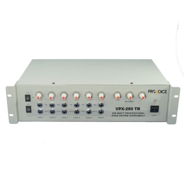 Provoice VPX-250 TR 6 Kanal Trafolu Anfili Mikser