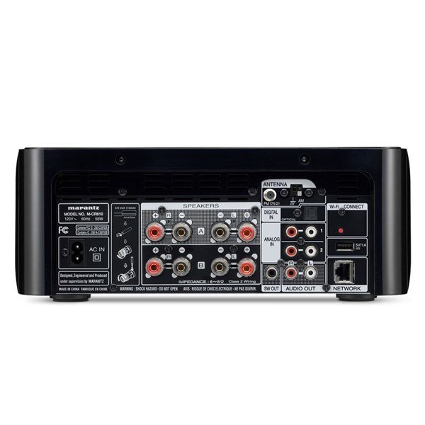 Marantz M-CR610 Kablosuz Network Cd Receiver, AirPlay (Siyah)