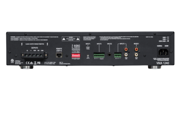 Jbl NVMA1240-34 5 Input 240W Trafolu Amfili Mikser 8 Ohm