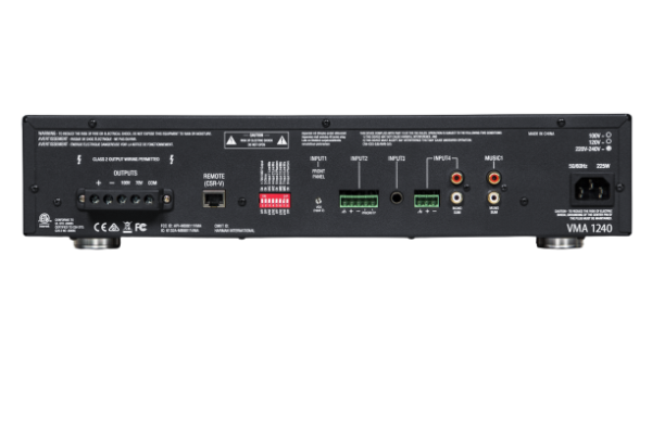 Jbl NVMA1240-34 5 Input 240W Trafolu Amfili Mikser 8 Ohm