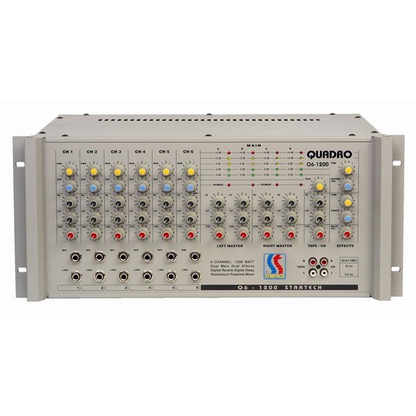 Startech Quadro Q 6/1200 USB 6-Kanal 4x300W Power Mikser