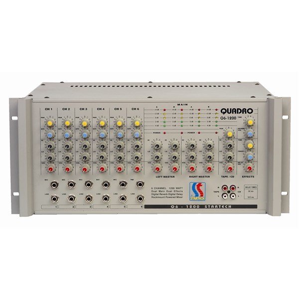 Startech Quadro Q 6/1200 USB 6-Kanal 4x300W Power Mikser