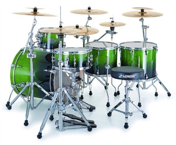 SONOR - ESF 11 Studio Drum Greenfade