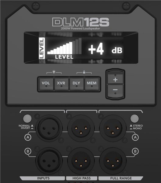Mackie DLM12S 12 inç 2000W Aktif SubBass Kabin Hoparlör