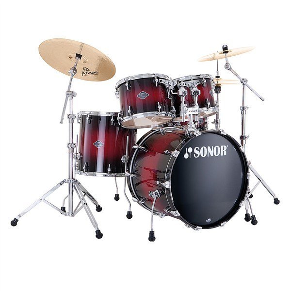 SONOR - SEF 11 Studio Drum Smooth Redburst