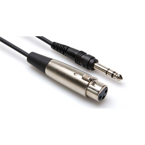 Hosa STX110F 3 Metre Dişi Xlr Stereo Jack Mikrofon Kablosu