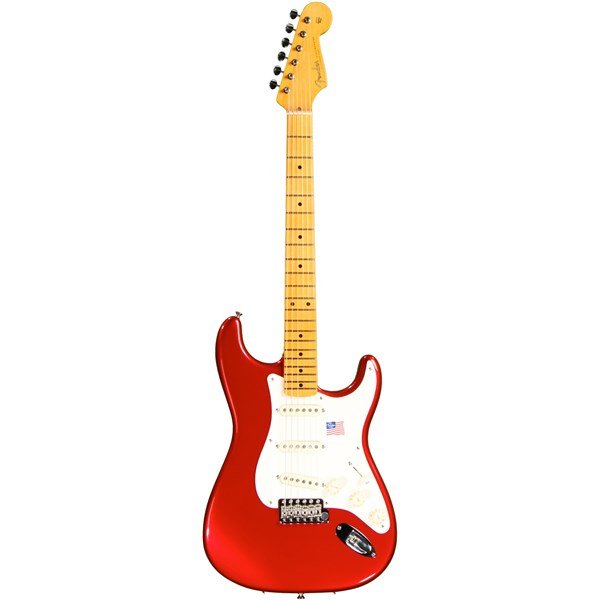 Fender Eric Johnson Candy Apple Red Stratocaster Maple Fingerboard Elektro Gitar