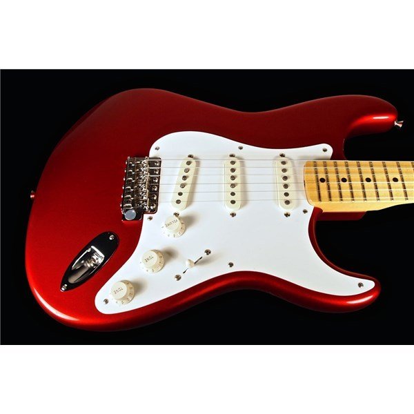 Fender Eric Johnson Candy Apple Red Stratocaster Maple Fingerboard Elektro Gitar