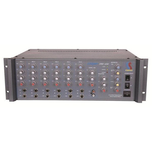 Startech Cooper Rev/400 6-Kanal 400W Eko, Reverb, Power Mikser