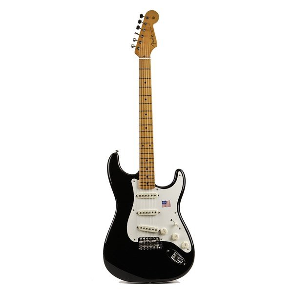 Fender Eric Johnson Black Stratocaster Maple Fingerboard Elektro Gitar