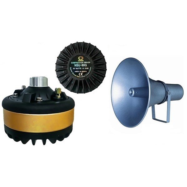 Sammi NSU-80G/16 Set 80-Watt Unit Driver + Kazan Minare Hoparlörü