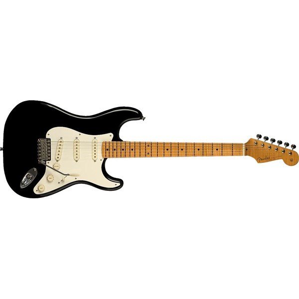 Fender Eric Johnson Black Stratocaster Maple Fingerboard Elektro Gitar