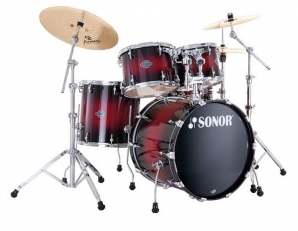 SONOR - SEF 11 Studio Drum Red Sparkle Burst