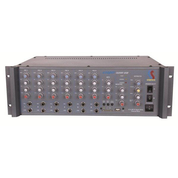 Startech Cooper C 6/300 6-Kanal 300W Ekolu Reverblü Power Mikser