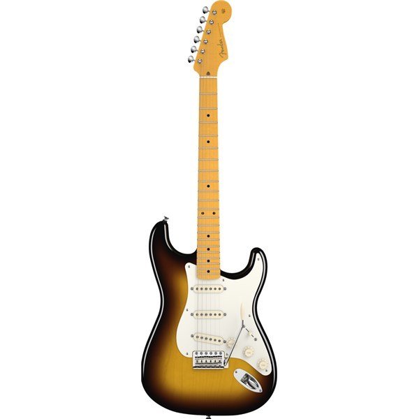 Fender Eric Johnson 2-Color Sunburst Stratocaster Maple Fingerboard Elektro Gitar