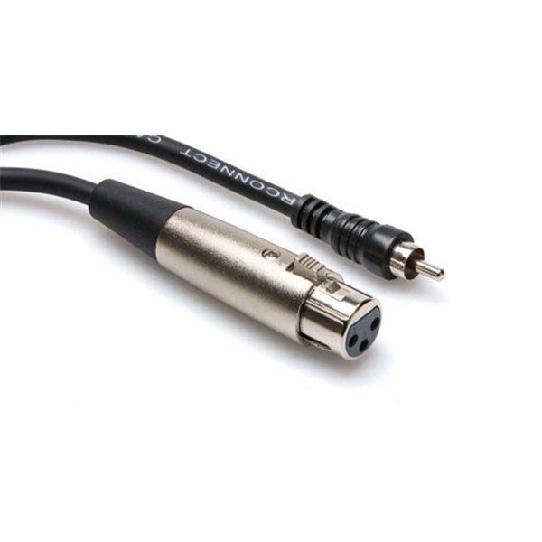 Hosa XRF110 3 Metre Erkek Rca Dişi Xlr Hazır Ses Kablosu