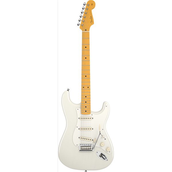 Fender Eric Johnson White Blonde Stratocaster Maple Fingerboard Elektro Gitar