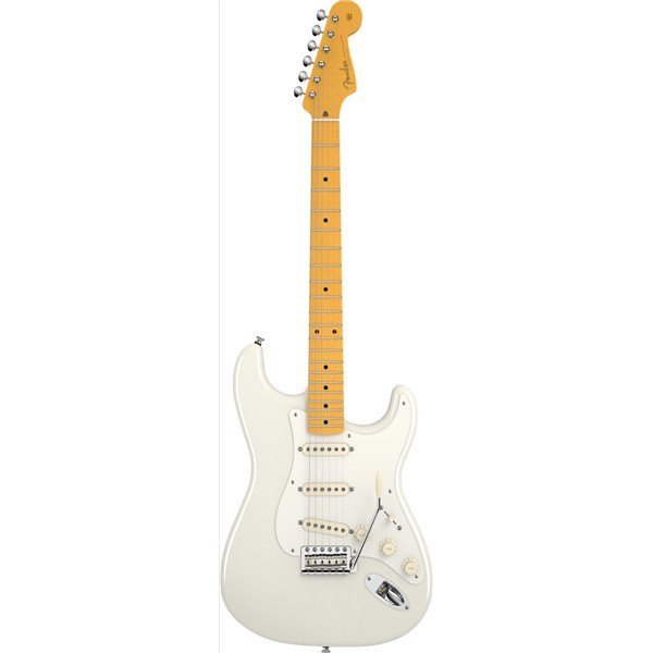 Fender Eric Johnson White Blonde Stratocaster Maple Fingerboard Elektro Gitar