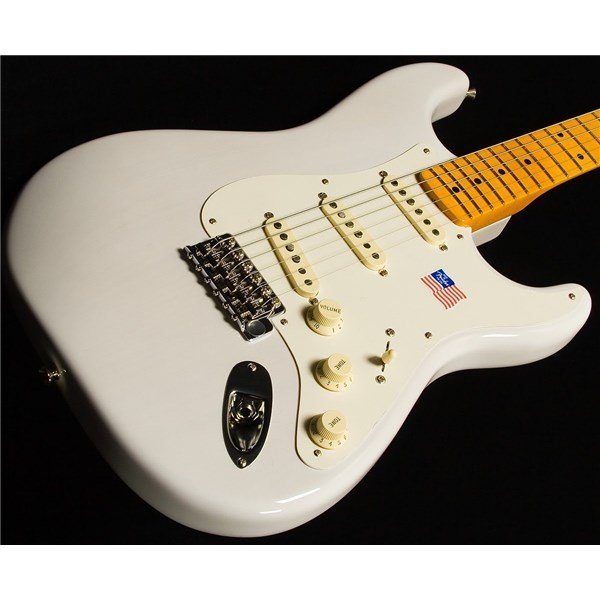 Fender Eric Johnson White Blonde Stratocaster Maple Fingerboard Elektro Gitar