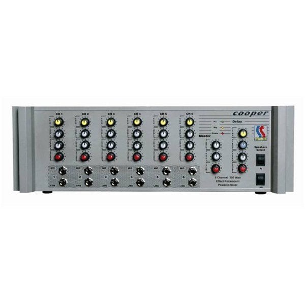 Startech Cooper C 6/300 T - 300W 6 Kanal Trafolu Ekolu Amfili Mikser