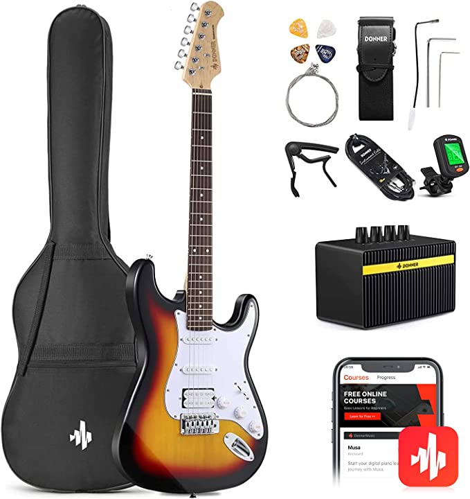 Donner DST 100 SSET Elektronik Gitar Seti