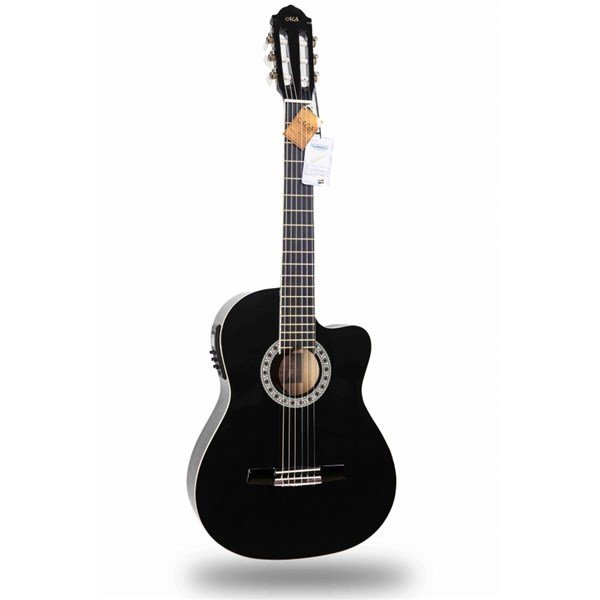 Miguel Angela MA160CE-BK Elektro Klasik Gitar