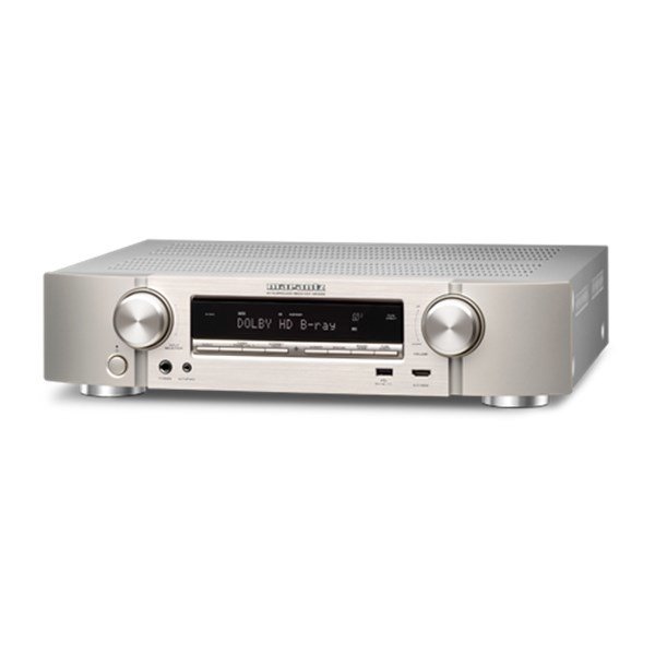 Marantz NR1506 5.2 Kanal Full 4K Ultra HD AV Receiver (Silver Gold)
