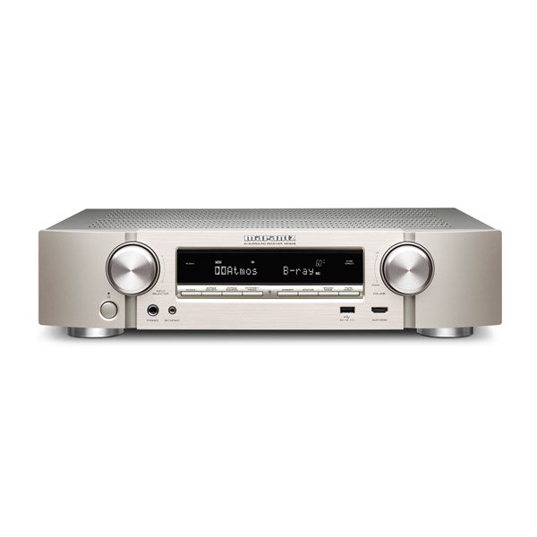 Marantz NR1606 7.2 Audio/Video Surround Receiver (Silver Gold)