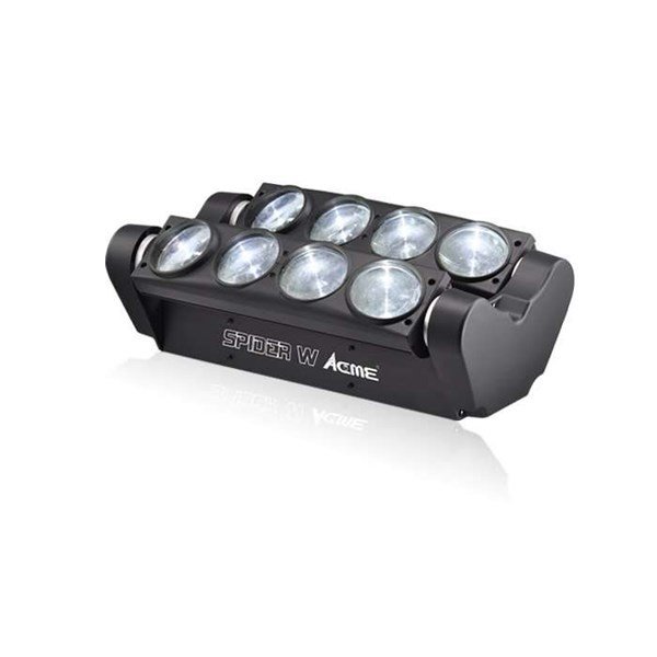 Acme SPIDER-W FIXED MULTI BEAM WHITE LED-FB8W, 8 x 8W cool white LED, Beam angle: 4.5° Efekt Işık