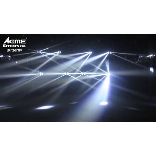 Acme SPIDER-W FIXED MULTI BEAM WHITE LED-FB8W, 8 x 8W cool white LED, Beam angle: 4.5° Efekt Işık
