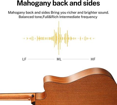 Donner DAG 1 CL SOLAK Cutaway Akustik Gitar