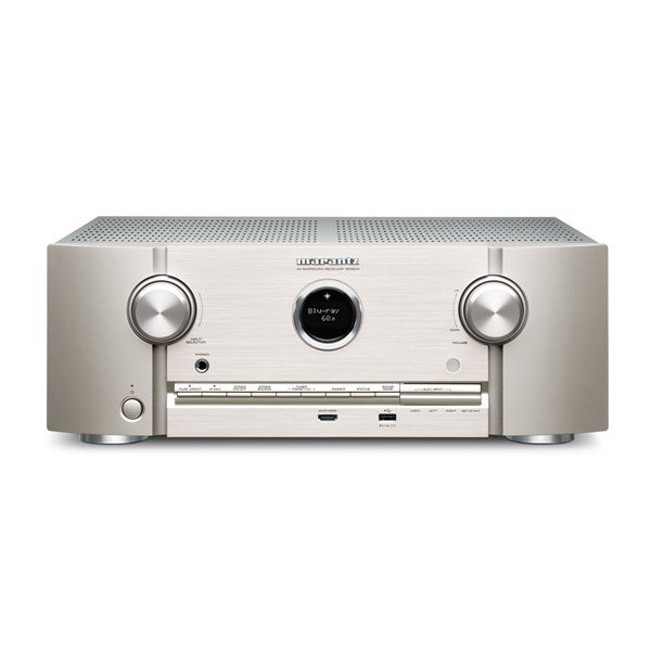Marantz SR5010 7.2 Kanal Audio/Video Surround Receiver (Silver Gold)